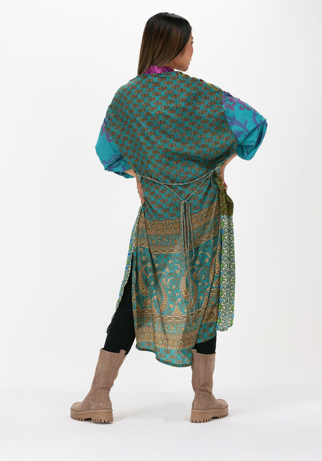 Groene SISSEL EDELBO Kimono POCKET LONG MIX KIMONO - large