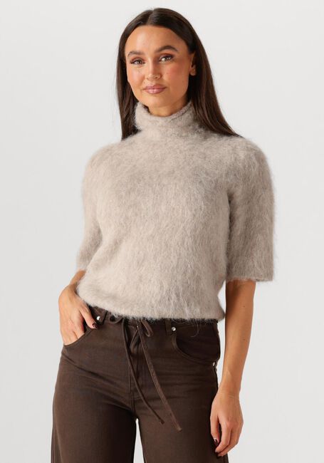 Beige SECOND FEMALE Trui KARLA KNIT SS - large