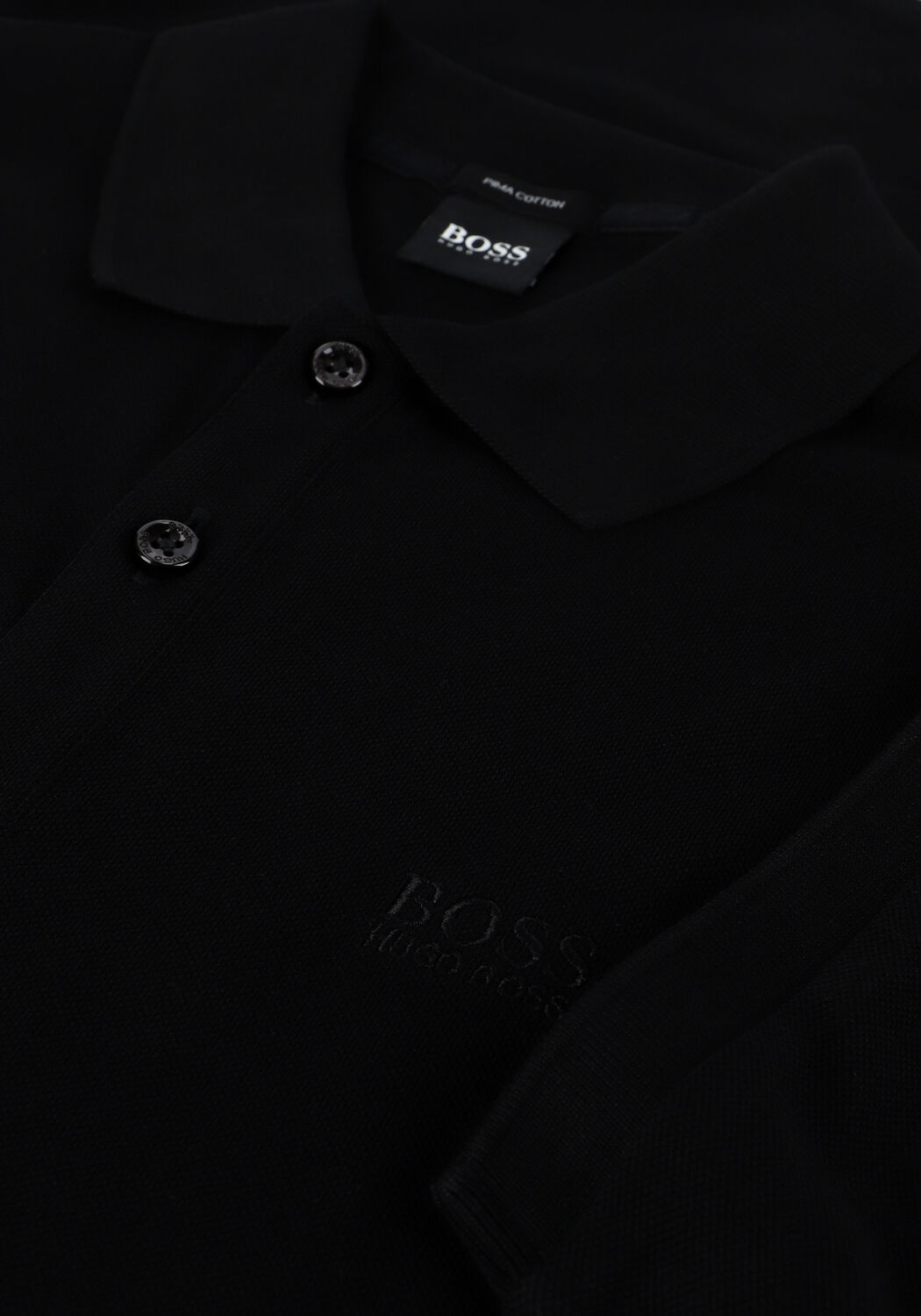 Zwarte BOSS BLACK Polo PALLAS 10108581 01 - large