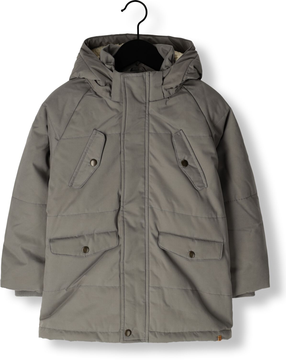 LIL' ATELIER Jongens Jassen Nmmgodo Padded Long Jacket Lil Antraciet