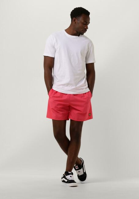 Roze LYLE & SCOTT Zwembroeken PLAIN SWIMSHORT Roze LYLE & SCOTT Zwembroeken PLAIN SWIMSHORT - large