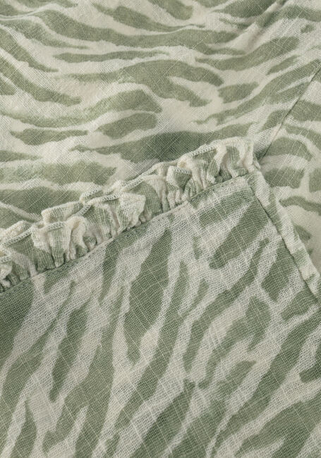 Groene PLAY UP Wijde broek PRINTED WOVEN - large