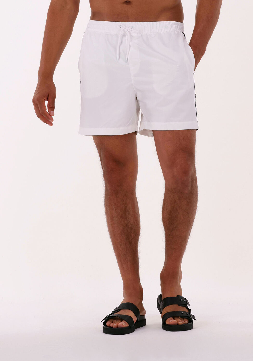 Witte CALVIN KLEIN UNDERWEAR Zwembroeken MEDIUM DRAWSTRING NOS - large