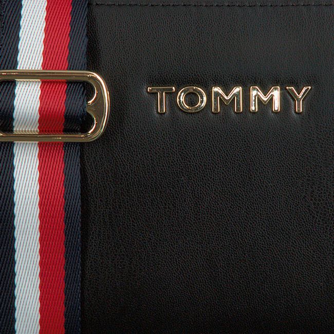Zwarte TOMMY HILFIGER Schoudertas ICONIC TOMMY CROSSOVER SOLID - large