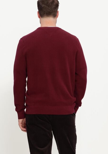 Bordeaux TOMMY HILFIGER Trui ESSENTIAL STRUCTURE CREW NECK - large
