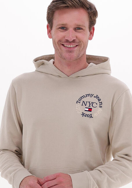 Zand TOMMY JEANS Sweater TJM TIMELESS CIRCLE HOODIE - large