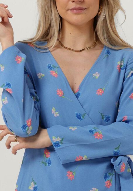 Blauwe ENVII Mini jurk ENLIME LS VN DRESS - large