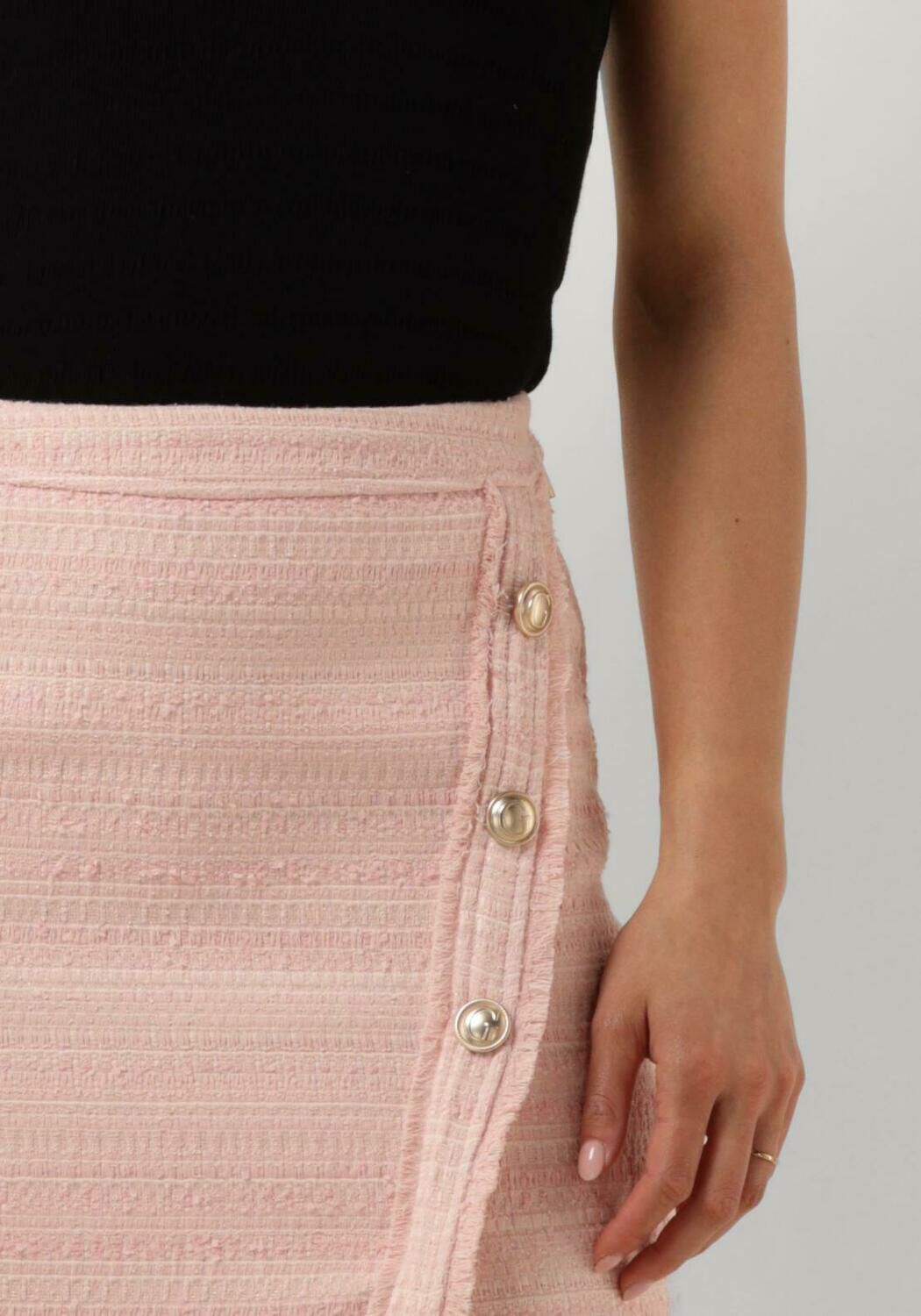 GUESS Dames Rokken Tosca Tweed Skirt Lichtroze
