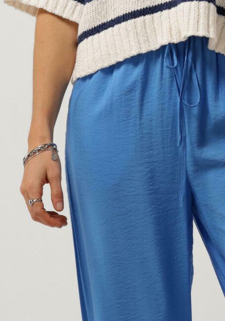Blauwe MSCH COPENHAGEN Wijde broek MSCHAUDIA PANTS - large