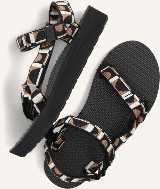 Zwarte TEVA Platte sandalen W MIDFORM UNIVERSAL Zwarte TEVA Platte sandalen W MIDFORM UNIVERSAL - large