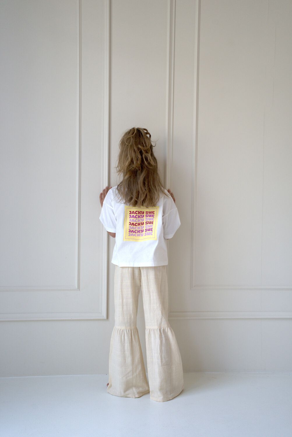 Gebroken wit JACKY SUE T-shirt JS TEE - large