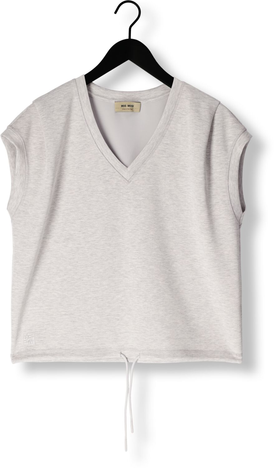 MOS MOSH Dames Tops & T-shirts Nadi Lichtgrijs