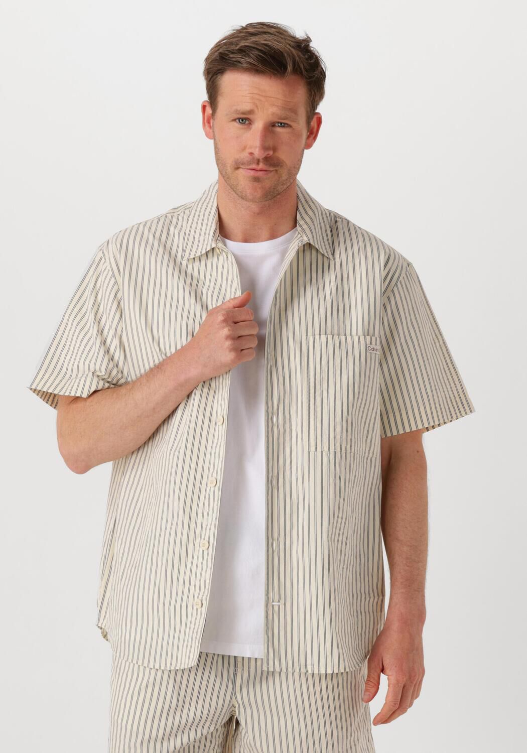 Calvin Klein Jeans Regular fit vrijetijdsoverhemd met borstzak