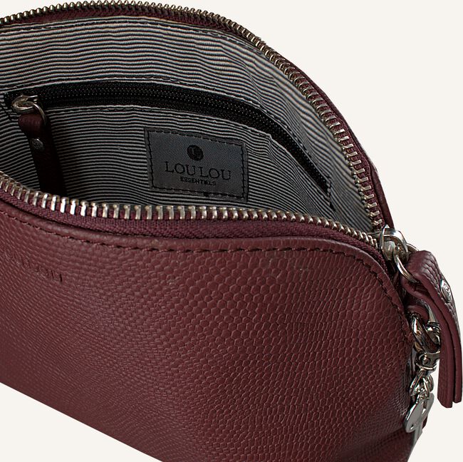 Rode LOULOU ESSENTIELS Schoudertas 42BAG SMALL LOVELY LIZARD Rode LOULOU ESSENTIELS Schoudertas 42BAG SMALL LOVELY LIZARD - large