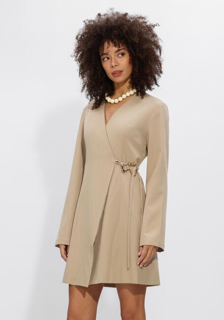 Beige NOTRE-V Mini jurk NV-HYLKJE - large