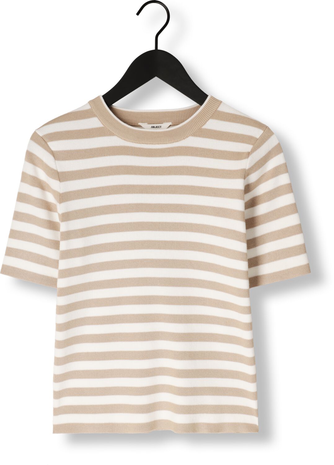 OBJECT Dames Tops & T-shirts Objester S s New Knit Pullover Wit