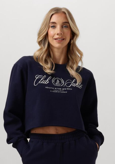 Blauwe SOEURS DE PROVENCE Sweater LUCE SWEATER - large