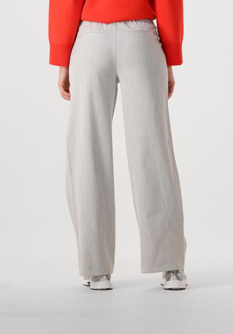 Lichtgrijze OBJECT Pantalon OBJLISA WIDE PANT - large
