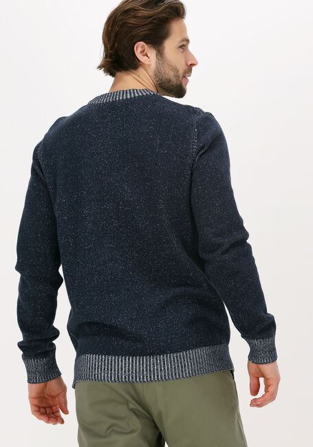 Donkerblauwe SELECTED MEN Trui SLHMARLED LS KNIT CREW NECK M - large