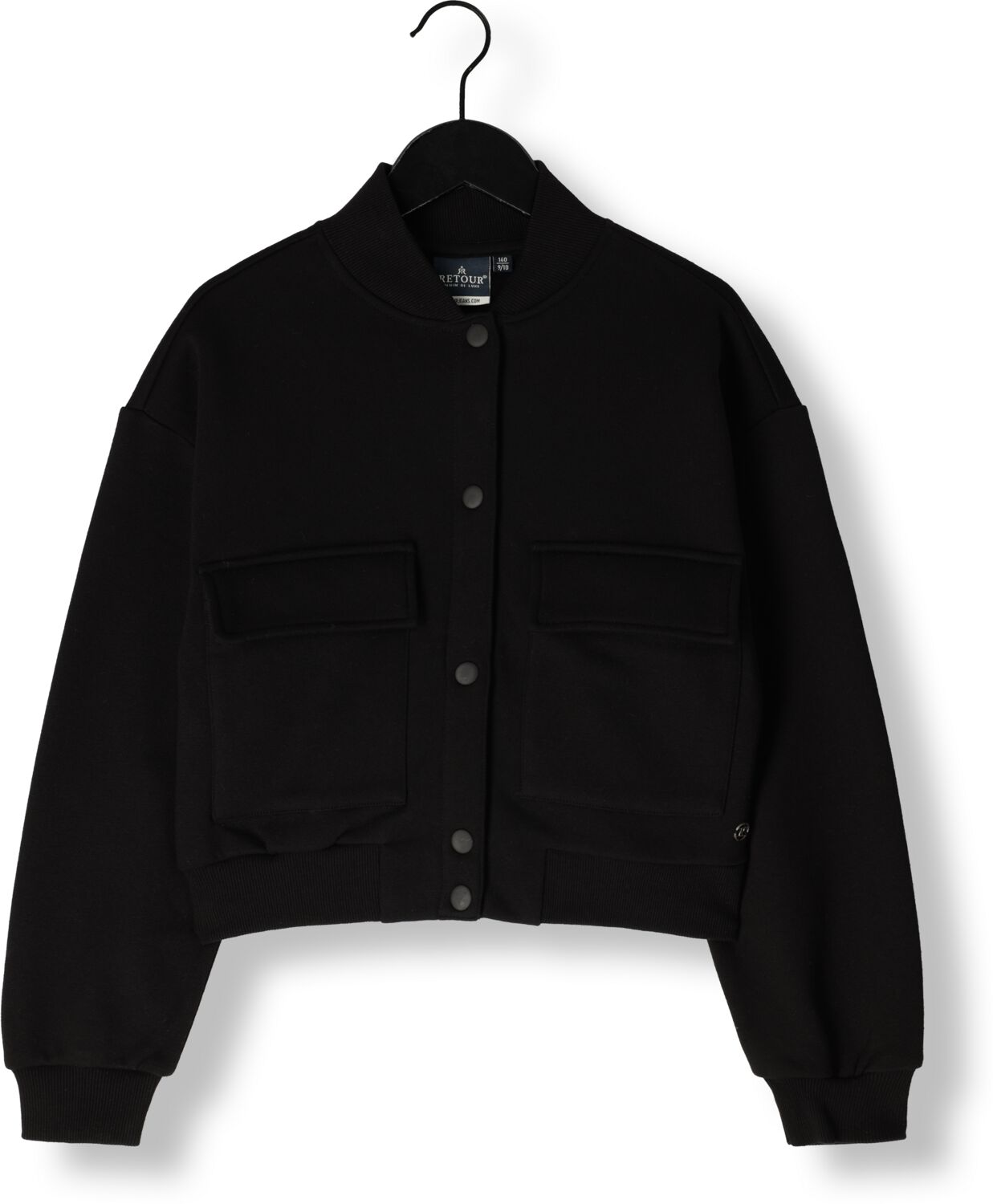 Retour Jeans bomberjack Vanessa zwart Jas Meisjes Sweat Ronde hals Effen 122 128