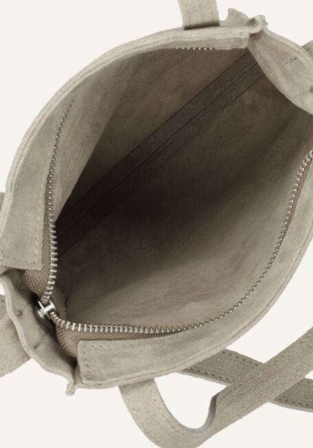 Taupe SHABBIES Schoudertas 0235 SHOPPINGBAG  S Taupe SHABBIES Schoudertas 0235 SHOPPINGBAG  S - large