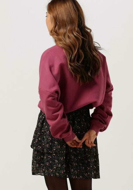 Roze COLOURFUL REBEL Trui MOON NOMAD EMBRO DROPPED SWEAT - large