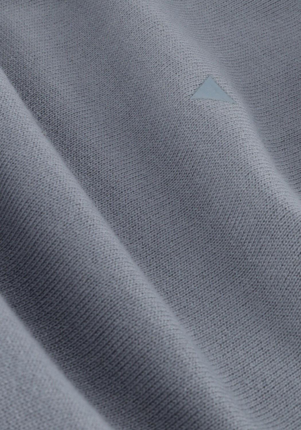 Blauwe PUREWHITE Trui GARMENT DYE KNIT WITH ROUND NECK - large