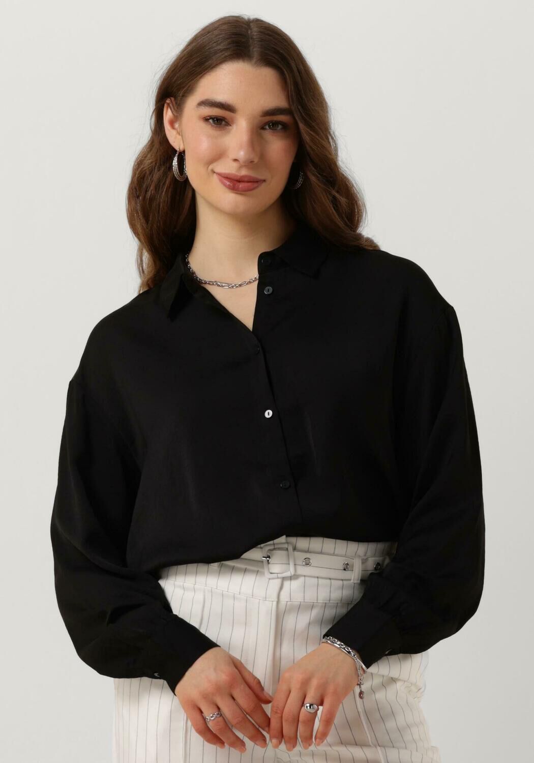 MSCH Copenhagen Overhemdblouse met knoopsluiting model 'Sandelina'