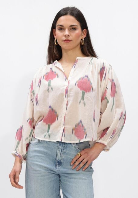 Ecru BY-BAR Blouses BECKY IKAT BLOUSE - large