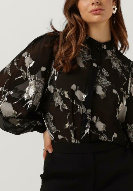 Zwarte LEVETE ROOM Blouses LR-VIVA 2 SHIRT - large