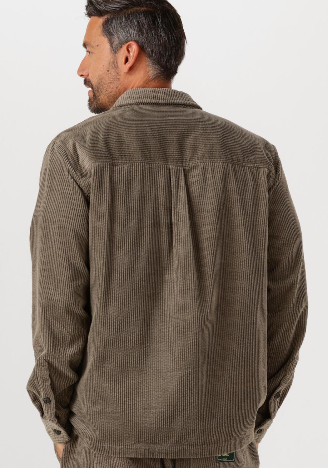 ANERKJENDT Heren Overshirts Aktheo Cord L s Overshirt Groen