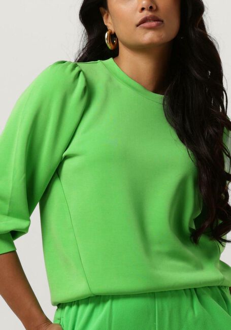 Groene SELECTED FEMME Trui SLFTENNY 3/4 SWEAT TOP - large