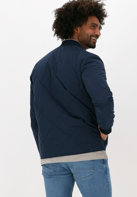Blauwe SELECTED HOMME Gewatteerde jas SLHSTRATFORD QUILTED BOMBER - large