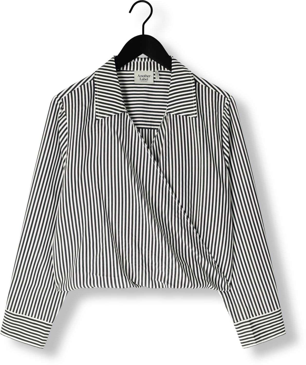 ANOTHER LABEL Dames Blouses Elsie Top L s Zwart
