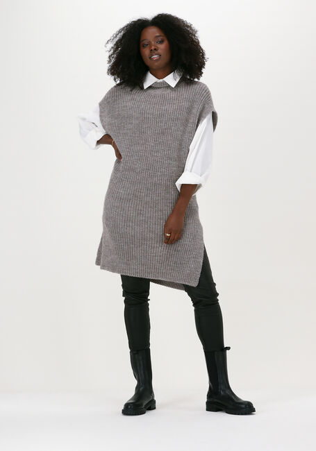 Grijze LEVETE ROOM Spencer GYMLA 9 PONCHO - large