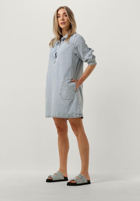 Blauwe BY-BAR Mini jurk FLYNTH DENIM DRESS - large