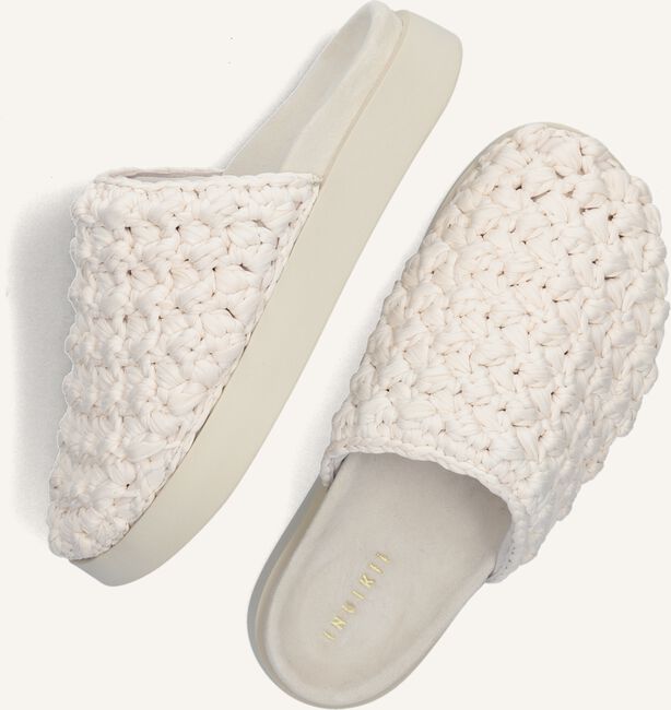 Witte INUIKII Muiltjes KNITTED CLOG Witte INUIKII Muiltjes KNITTED CLOG - large