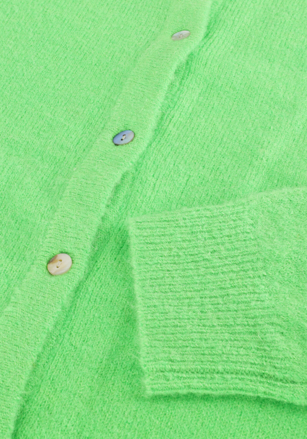 Groene CIRCLE OF TRUST Vest BODI CARDIGAN - large