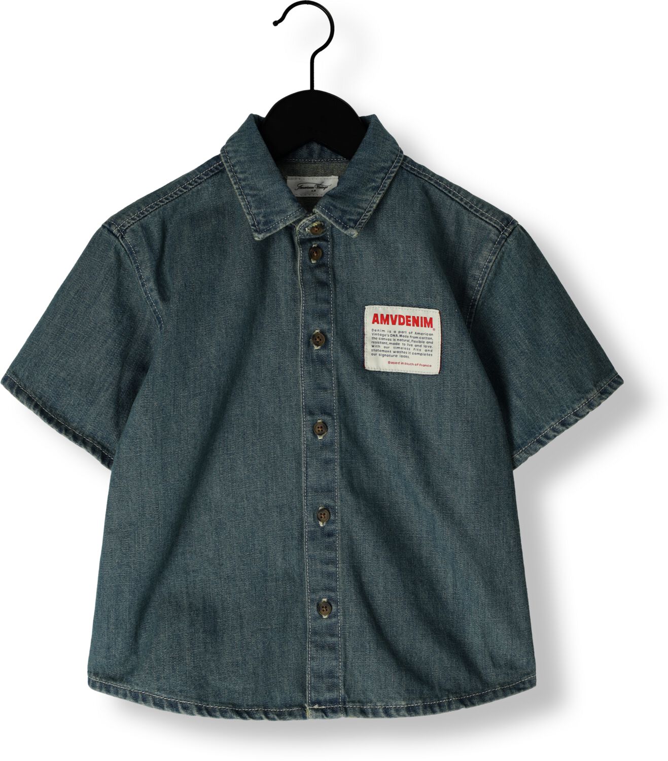 AMERICAN VINTAGE Jongens Overhemden Ozyr Blauw
