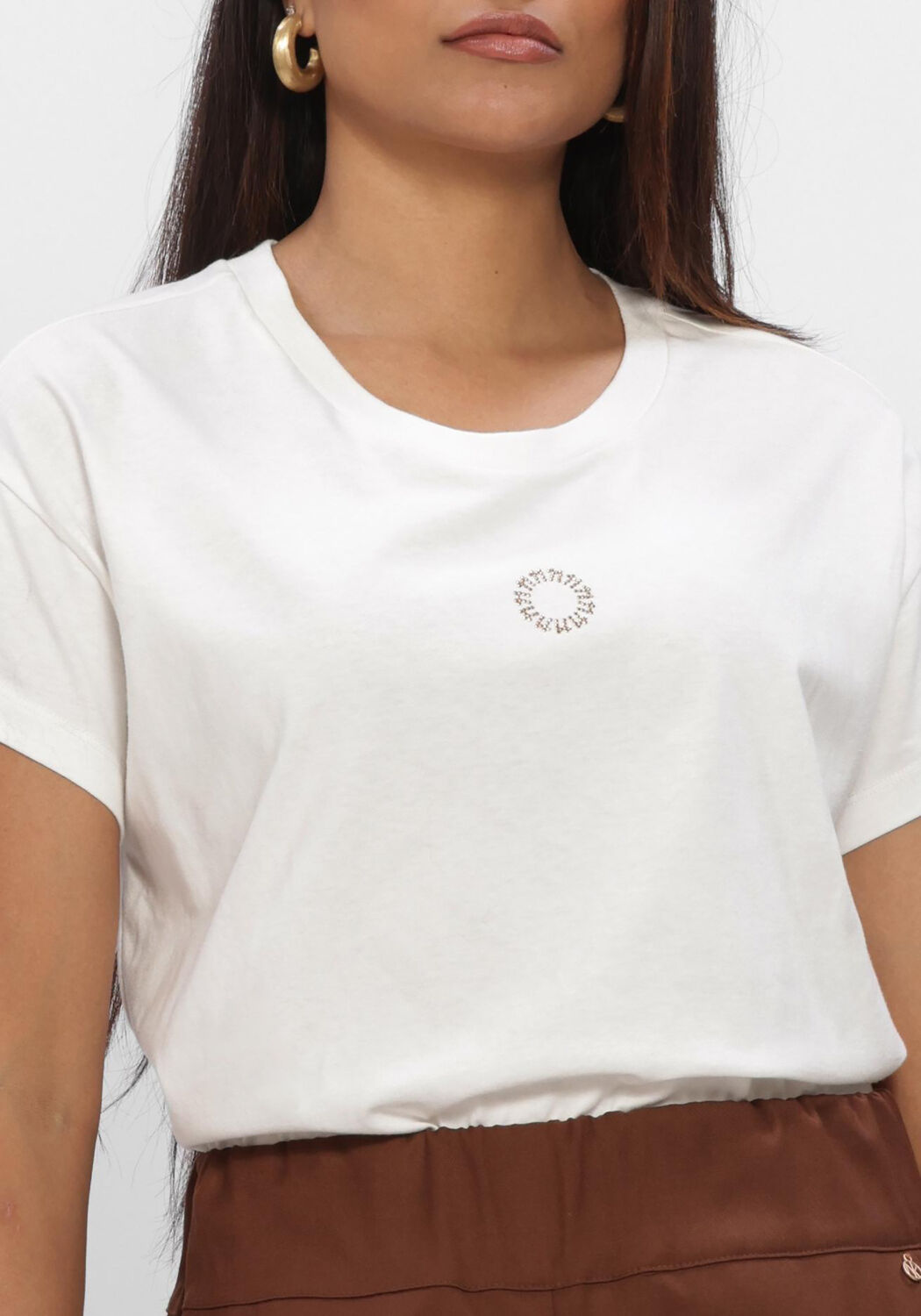 Witte NUKUS T-shirt NIEK T-SHIRT - large