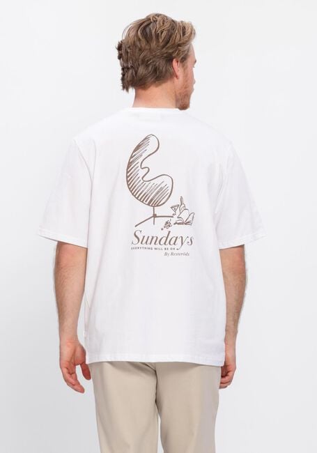 Witte RESTER&Ouml;DS T-shirt TAS PRINT - large