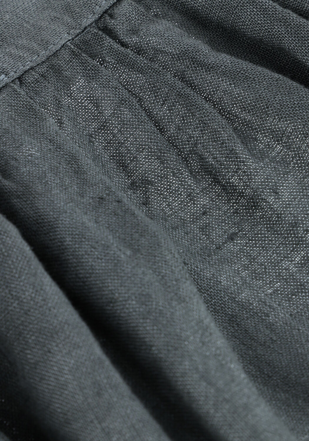 Donkergroene BY-BAR Top VINA LINNEN BLOUSE - large