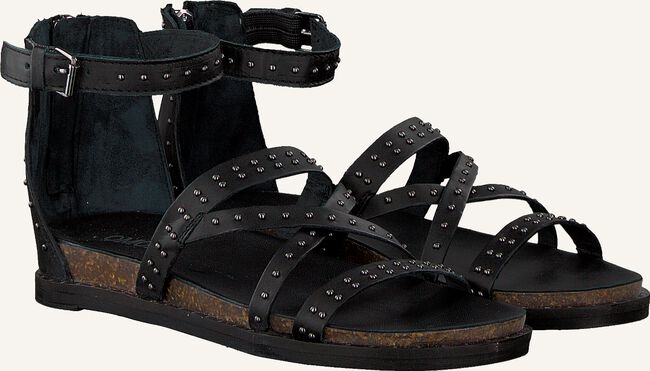 Zwarte OMODA Platte sandalen LPARANSTUD-16 Zwarte OMODA Platte sandalen LPARANSTUD-16 - large