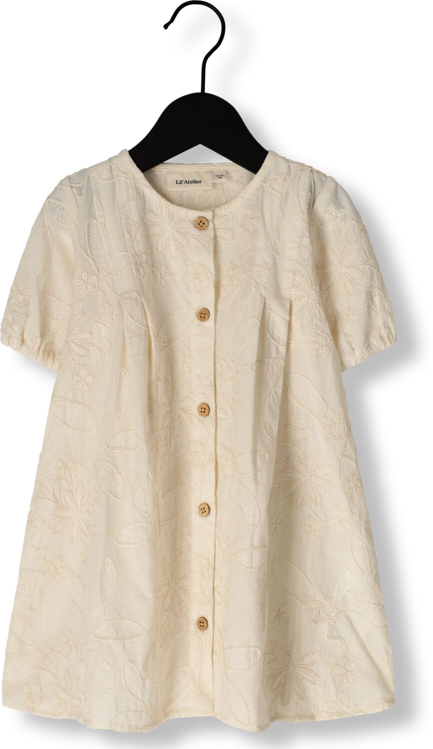 LIL' ATELIER Meisjes Jurken Nmffuna Ss Loose Dress Lil Beige