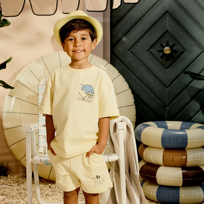 Gele Z8 Korte broek JUDA - large