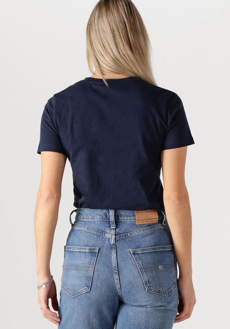 Donkerblauwe TOMMY HILFIGER T-shirt REG CORP LOGO - large