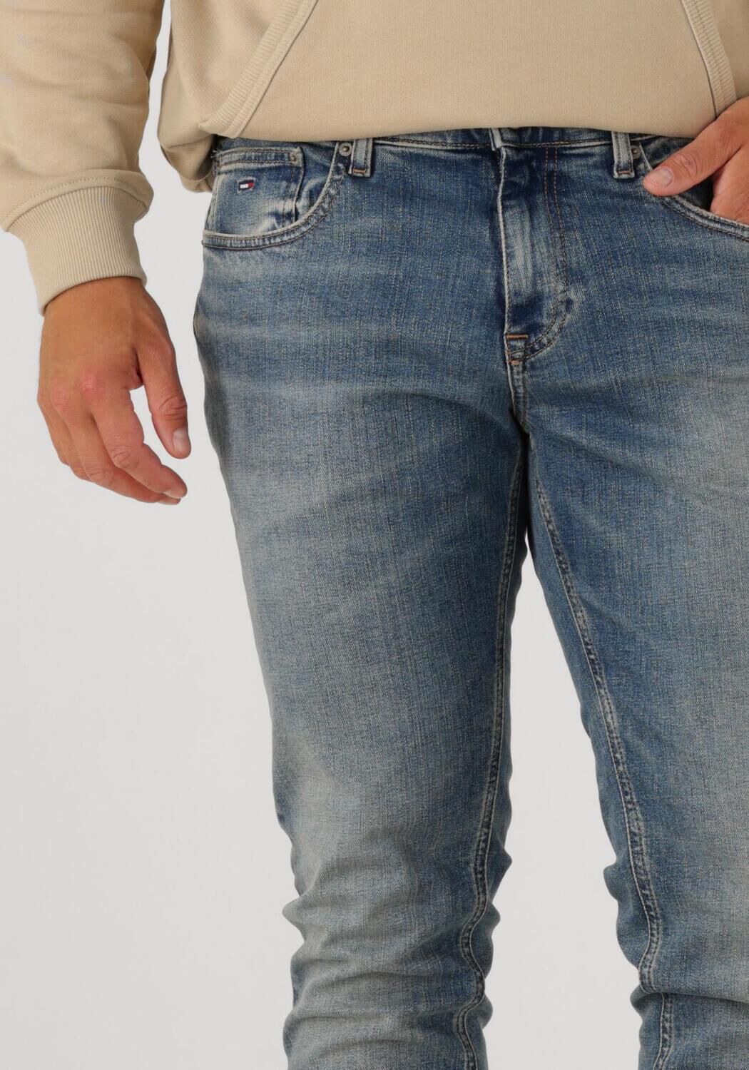 TOMMY JEANS Heren Jeans Scanton Slim Bi5154 Co Blauw