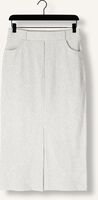 Lichtgrijze JANSEN AMSTERDAM Midirok GEORGIE ROK HVM 683 OVERKNEE SLIT AT CF Lichtgrijze JANSEN AMSTERDAM Midirok GEORGIE ROK HVM 683 OVERKNEE SLIT AT CF - medium