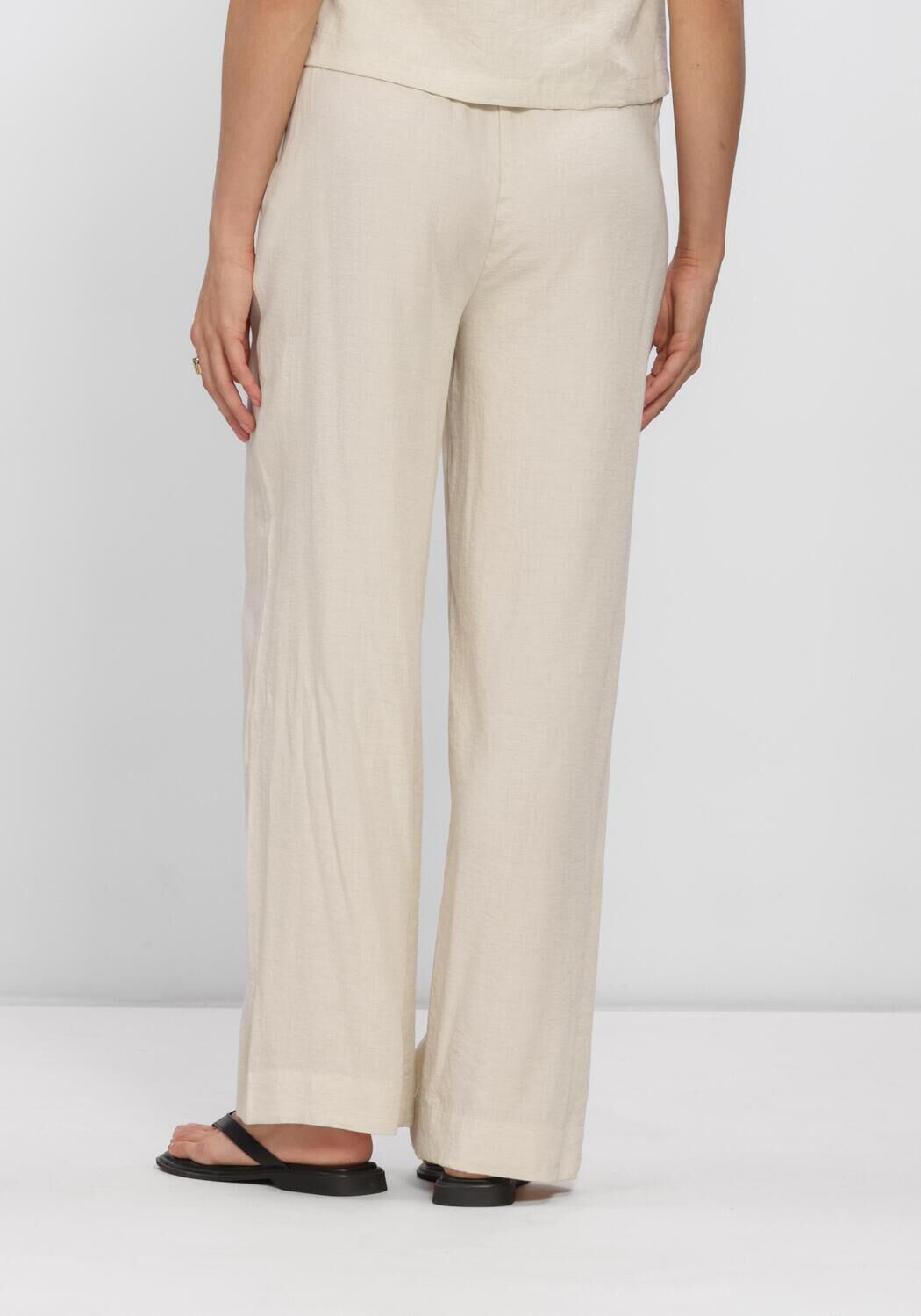 Khaki MSCH COPENHAGEN Broeken MSCHDARIA PANTS - large