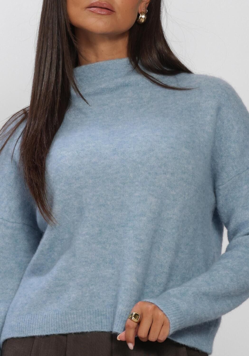 Lichtblauwe BY-BAR Trui VINN PULLOVER - large
